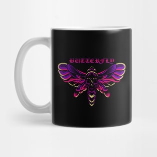 Buttefly Colorfull Retro Mug